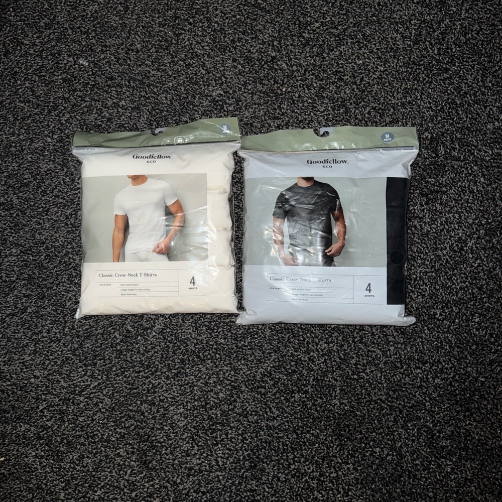 Goodfellow Classic Crew Neck T-Shirts Pack